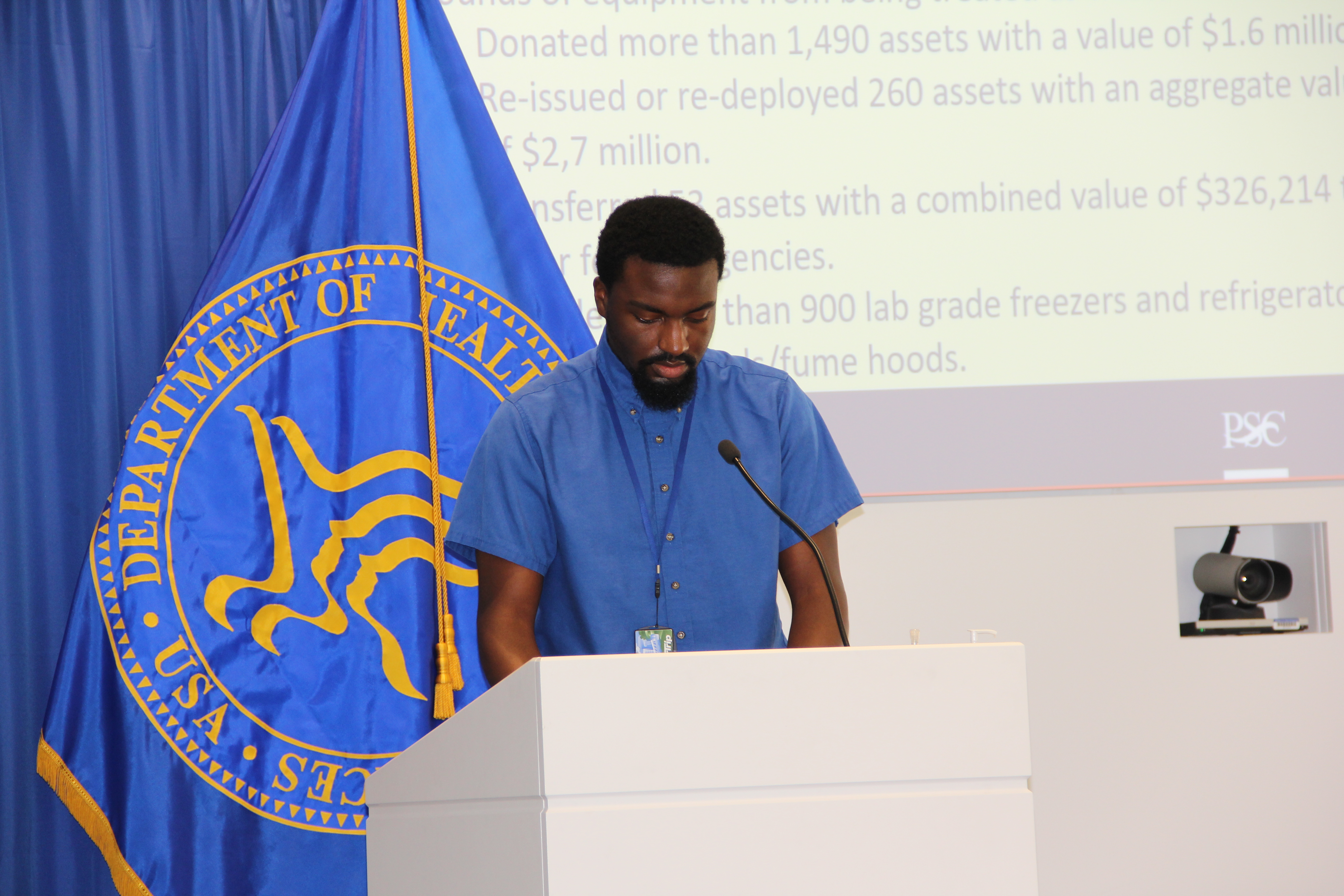 Speaker at the FY23 HHS Green Champs Award